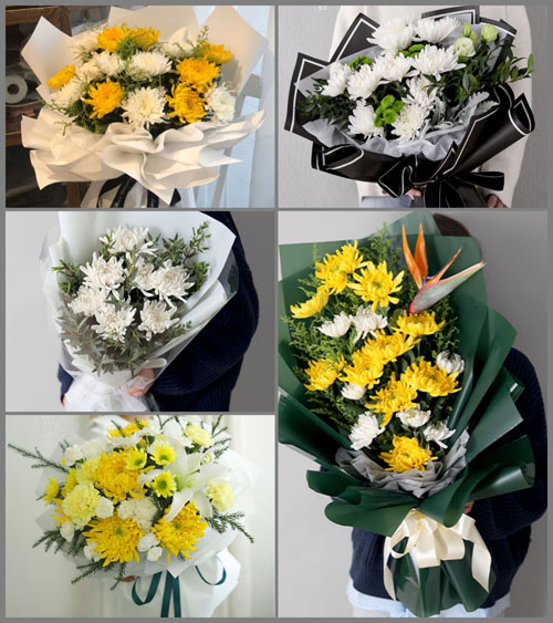贵州毕节市威宁县龙场镇元山村白事花束代送